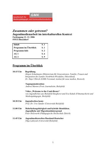 Kennenlernen getrennt oder zusammen