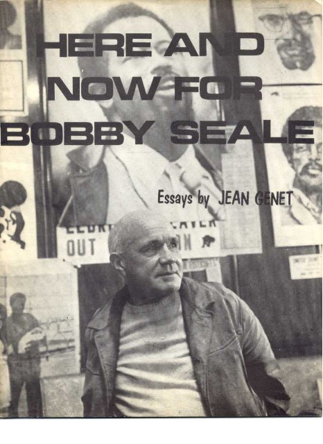 Essays by Jean Genet - It's About Time
