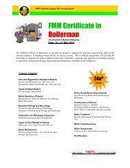 FMM Certificate in Boilerman