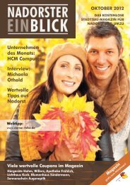 AKTUELLE AUSGABE als PDF - Nadorster Einblick