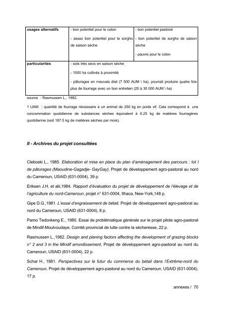 liste des sigles utilises - Institut Agronomique MÃ©diterranÃ©en de ...