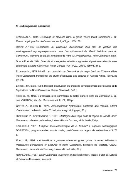 liste des sigles utilises - Institut Agronomique MÃ©diterranÃ©en de ...