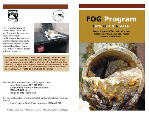 Fats, Oils and Grease, Wastewater, About