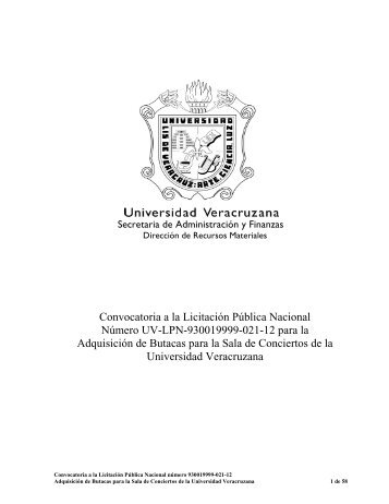 Bases - UV - Universidad Veracruzana