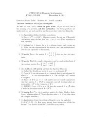 CMSC-37110 Discrete Mathematics FINAL EXAM ... - People