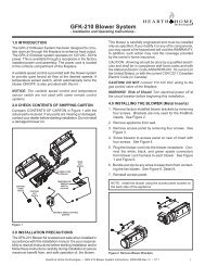 GFK-210 Blower System - Heatilator Fireplaces