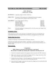 Lab 1 Power in AC Circuits - Department of Electrical and Computer ...