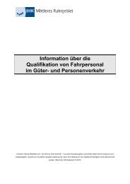 Information über die Qualifikation von Fahrpersonal im Güter