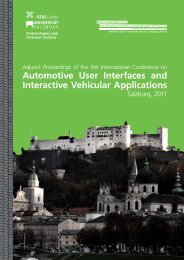 Automotive User Interfaces and Interactive Vehicular Applications