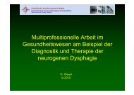 Multiprofessionelle Arbeit im Gesundheitswesen am Beispiel der ...