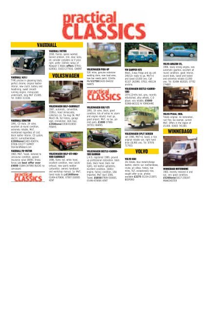 *Pract Classics Internet jan - Classic Cars magazine