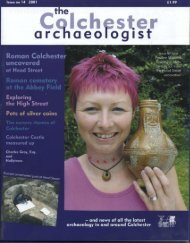 The Colchester Archaeologist 2001 - Colchester Archaeological Trust