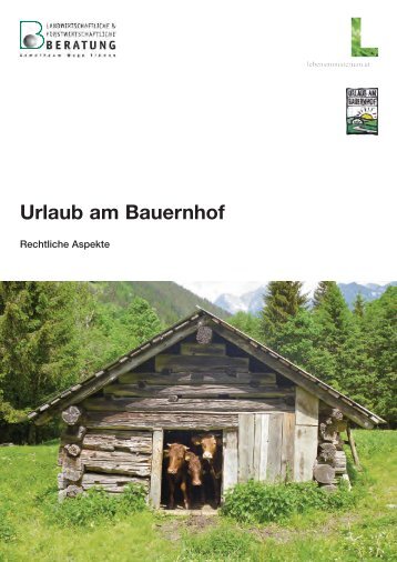 UAB RechtsbroschÃ¼re 05/6e - Urlaub am Bauernhof