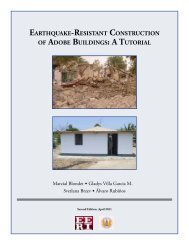 EarthquakE-rEsistant ConstruCtion of adobE buildings: a tutorial