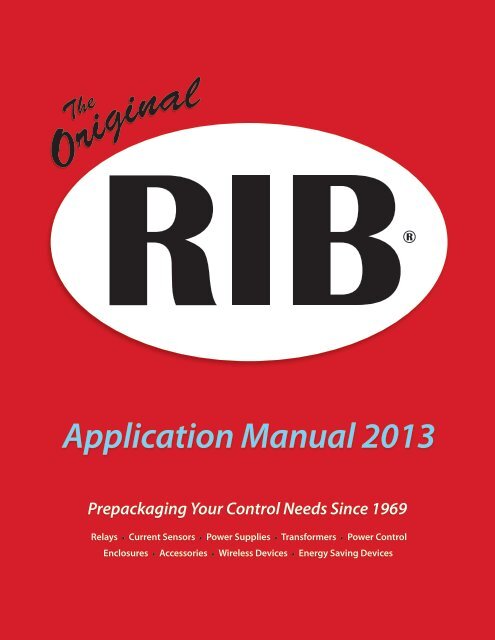 Application Manual 2013 - Functional Devices, Inc.