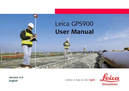 Leica GPS900 User Manual - SERTOPO.net