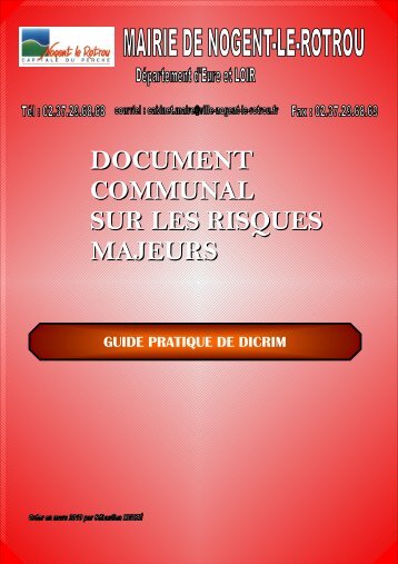 document communal sur les risques majeurs - Nogent-le-Rotrou