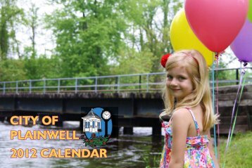 City of Plainwell 2006 Calendar