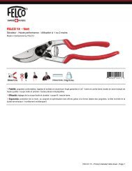 Fiche produit - Felco