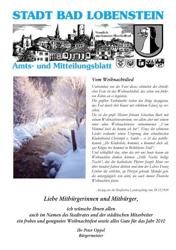 Amtsblatt 26 / 2009 - Bad Lobenstein