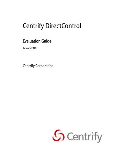 Centrify DirectControl - Cerberis