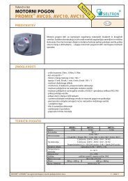 MOTORNI POGON PROMIXÂ® AVC05, AVC10, AVC15