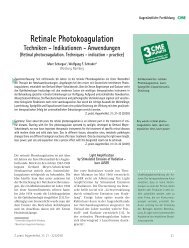 Retinale Photokoagulation