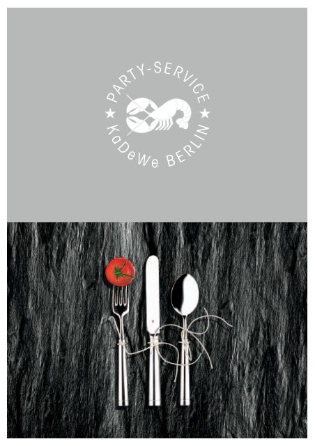 Unser Party - Service - KaDeWe