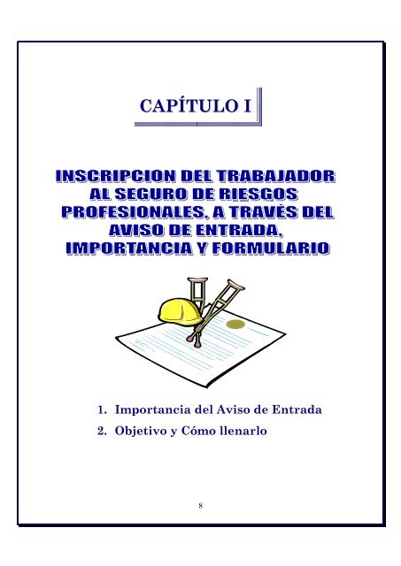 Manual didÃ¡ctico para el empleador sobre los Riesgos Profesionales