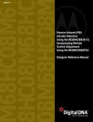 Passive Infrared (PIR) Intruder Detection Using the MC68HC908JK1 ...