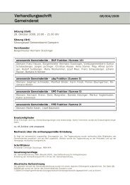 Sitzung vom 28. Oktober 2009 (85 KB) - .PDF - Gampern
