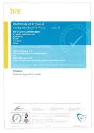 Certificate of Approval Microgeneration (MCS), KD ... - Kyocera Solar