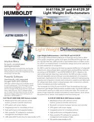 Data Sheet - Humboldt Mfg. Co.