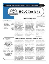 HCLC Insight - Horizon Community Learning Center