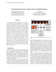 Face Recognition in Video: Adaptive Fusion of Multiple Matchers