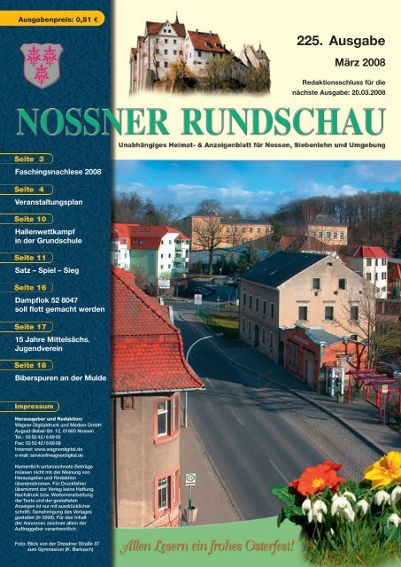 Fr 8.30 – 18.30 Uhr - Nossner Rundschau