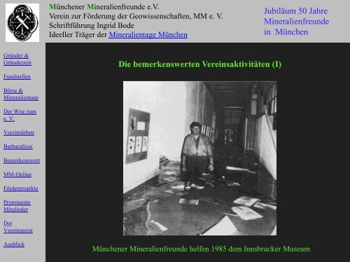 Münchener Mineralienfreunde e.V. Verein zur Förderung der ...