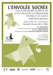 Programme du concert (pdf - 2.11 Mo) - Conservatoire cantonal de ...