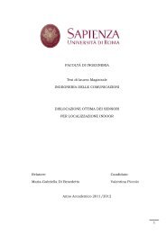 FACOLTÃ DI INGEGNERIA Tesi di laurea Magistrale INGEGNERIA ...