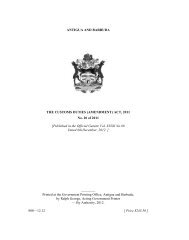 The Customs Duties Amendment Act 2011 - Antigua & Barbuda
