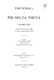 1904-05 Volume 29 No 1–5 - Phi Delta Theta Scroll Archive