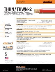 download thhn / thwn-2 pdf - Cerro Wire and Cable Company