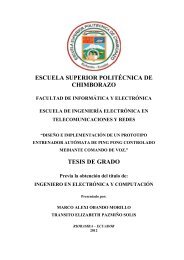 DSpace ESPOCH - Escuela Superior PolitÃ©cnica de Chimborazo