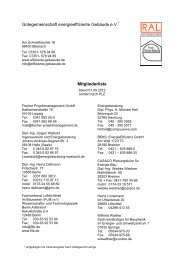 Mitglieder - Gütegemeinschaft energieeffiziente Gebäude e.V.