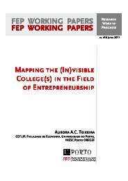 Recent FEP Working Papers - Universidade do Porto