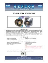 SCE-DS-0013 75 Ohm Coax Connector Rev 4.qxp - Seacon