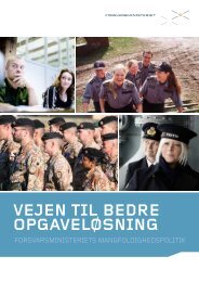 Forsvarsministeriets politik for mangfoldighed ... - kvinderiledelse.dk