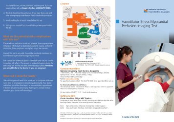 Vasodilator Stress Myocardial Perfusion Imaging Test - nuhcs