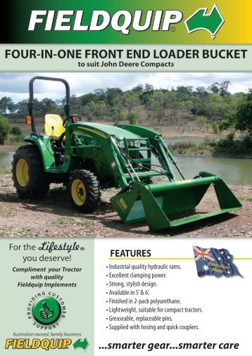FOUR-IN-ONE FRONT END LOADER BUCKET - FieldQuip