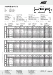 SWISS PANELÂ® SP 111/310 - Montana Bausysteme AG